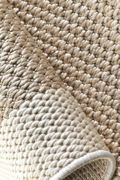 Agra Ar02 Sisal Hav Toz Vermez Kolay Silinebilir Yuvarlak Sisal Halı Antre Balkon Mutfak Silinebilir Sisal Kilim Vizon Çerçeveli Bej Sisal Halı