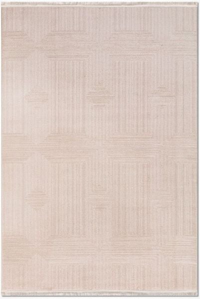 Crea Halı Klein 2314AK Bej Akrilik Dokuma Modern Salon Halısı My Crea Home