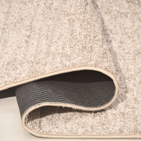 Crea Halı Mood MP1007 Shaggy Halı Yumuşak Tüylü Kaymaz Taban Modern Yolluk Salon Halısı Bej My Crea Home