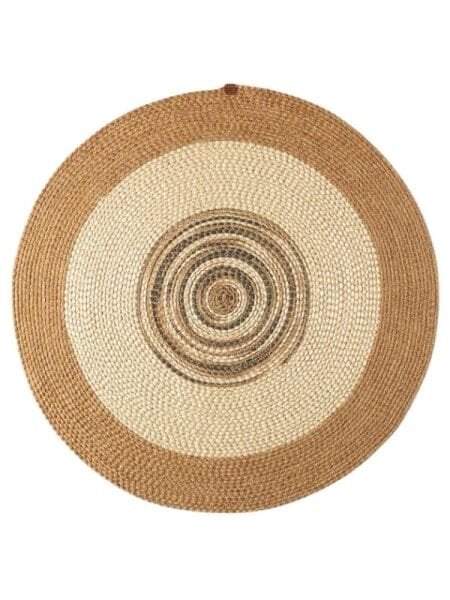 Salda JUT06 Hasır Çift Taraflı Yıkanabilir Jüt Kilim Mutfak Banyo Koridor Halısı Yuvarlak Jüt Halı