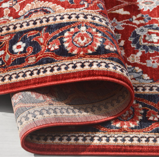 Crea Halı Özerk 01 Klasik Çiçek Desenli Oryantal Halı Salon Halısı