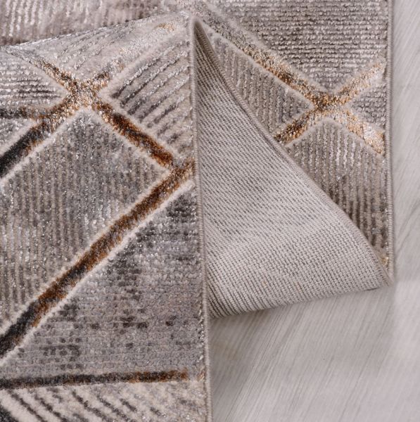 Crea Halı Odessa OP02K Gri Modern Salon Halısı Mutfak Halısı Dekoratif Koridor Halısı My Crea Home