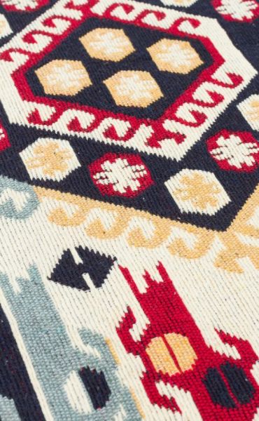 Eko Halı Arya AR 30 Red Çift Taraflı Yıkanabilir Multi Kilim Hav Toz Vermez Yolluk Mutfak Halısı