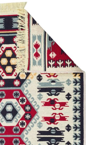 Eko Halı Arya AR 30 Red Çift Taraflı Yıkanabilir Multi Kilim Hav Toz Vermez Yolluk Mutfak Halısı