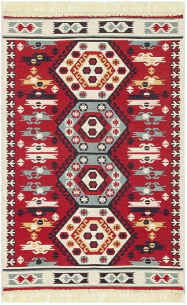 Eko Halı Arya AR 30 Red Çift Taraflı Yıkanabilir Multi Kilim Hav Toz Vermez Yolluk Mutfak Halısı