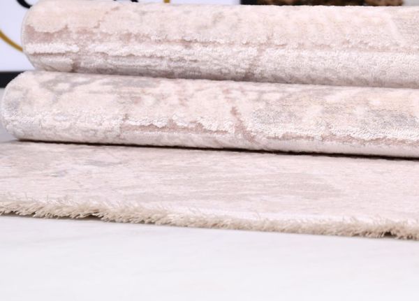 Crea Halı Klein 2315AK Krem Akrilik Dokuma Modern Salon Halısı My Crea Home