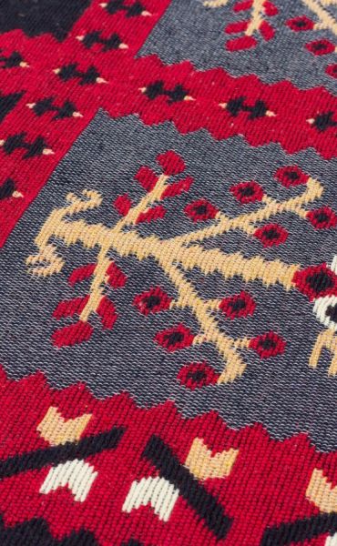 Eko Halı Arya AR 28 Red Çift Taraflı Yıkanabilir Multi Kilim Hav Toz Vermez Yolluk Mutfak Halısı