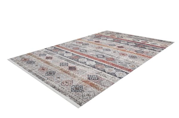 Halımax Dara 105 Yıkanabilir Kaymaz Dokuma Tabanlı Otantik Modern Halı 80x150