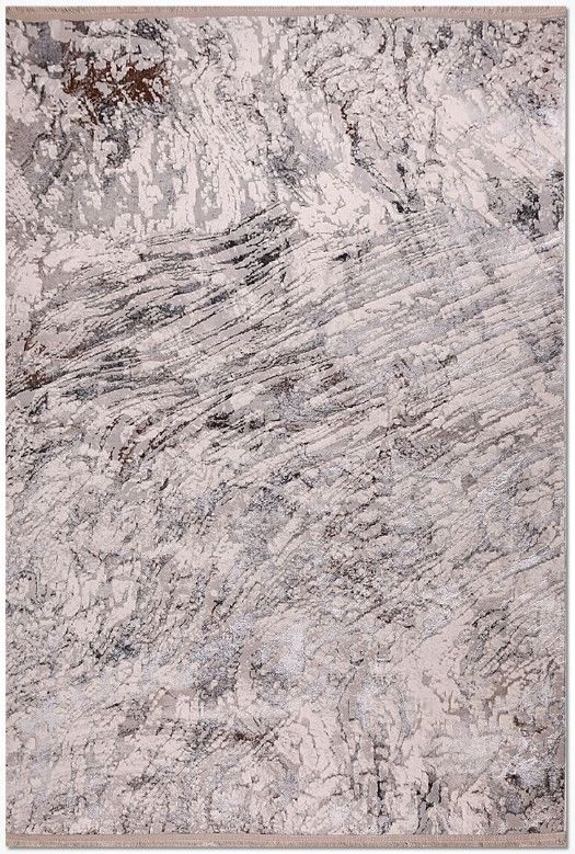 Crea Halı Odessa OP03K Gri Modern Salon Halısı Mutfak Halısı Dekoratif Koridor Halısı My Crea Home