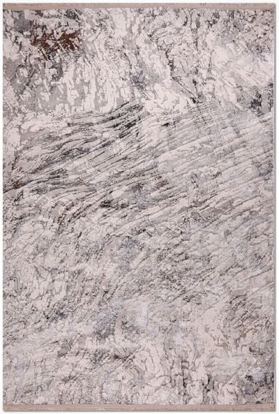 Crea Halı Odessa OP03K Gri Modern Salon Halısı Mutfak Halısı Dekoratif Koridor Halısı My Crea Home