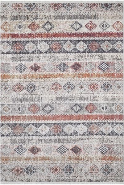 Halımax Dara 105 Yıkanabilir Kaymaz Dokuma Tabanlı Otantik Modern Halı 100x300