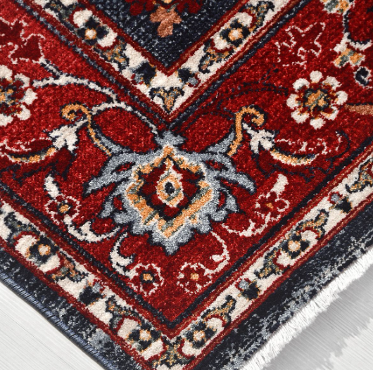 Crea Halı Özerk 03 Multi Çiçek Desenli Vintage Halı Dekoratif Klasik Halı
