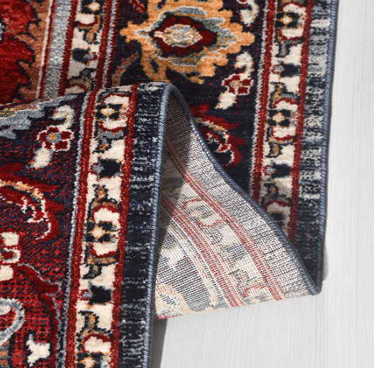 Crea Halı Özerk 03 Multi Çiçek Desenli Vintage Halı Dekoratif Klasik Halı