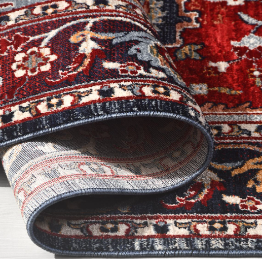 Crea Halı Özerk 03 Multi Çiçek Desenli Vintage Halı Dekoratif Klasik Halı