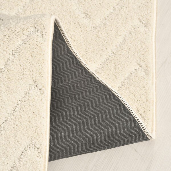 Crea Halı Mood MP6497 Shaggy Halı Yumuşak Tüylü Kaymaz Taban Modern Yolluk Salon Halısı Krem My Crea Home