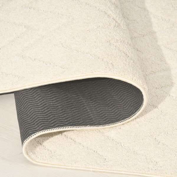 Crea Halı Mood MP6497 Shaggy Halı Yumuşak Tüylü Kaymaz Taban Modern Yolluk Salon Halısı Krem My Crea Home