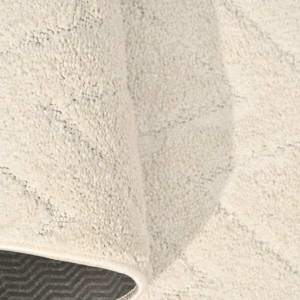 Crea Halı Mood MP6497 Shaggy Halı Yumuşak Tüylü Kaymaz Taban Modern Yolluk Salon Halısı Krem My Crea Home