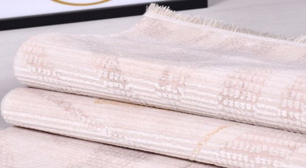 Crea Halı Klein 2319AK Krem Akrilik Dokuma Modern Salon Halısı My Crea Home