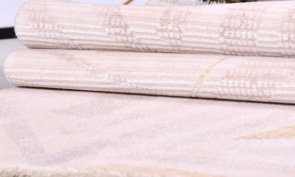 Crea Halı Klein 2319AK Krem Akrilik Dokuma Modern Salon Halısı My Crea Home