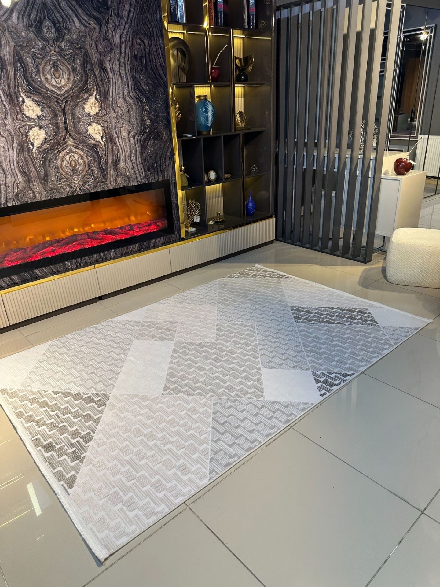 Merinos Vista %100 Akrilik Salon Halısı Modern Leke Tutmaz Basılma Yapmaz Merinos Halı