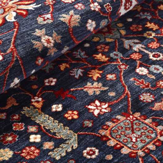 Crea Halı Özerk05 Multi Çiçek Desenli Vintage Halı Dekoratif Klasik Halı