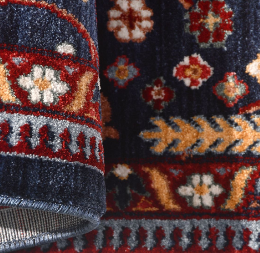 Crea Halı Özerk05 Multi Çiçek Desenli Vintage Halı Dekoratif Klasik Halı