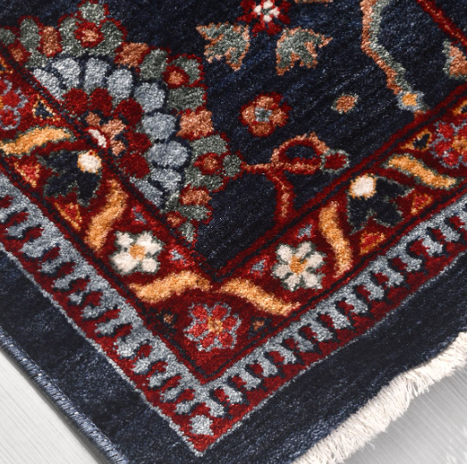 Crea Halı Özerk05 Multi Çiçek Desenli Vintage Halı Dekoratif Klasik Halı