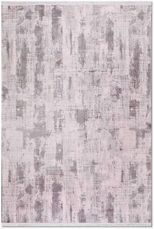 Crea Halı Vargas 2508AK Gri Triko Akrilik Dokuma Modern Salon Halısı My Crea Home