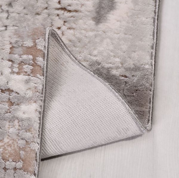 Crea Halı Vargas 2508AK Gri Triko Akrilik Dokuma Modern Salon Halısı My Crea Home