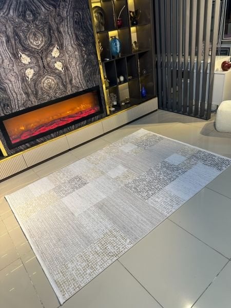 Merinos Vista %100 Akrilik Salon Halısı Modern Leke Tutmaz Basılma Yapmaz Merinos Halı