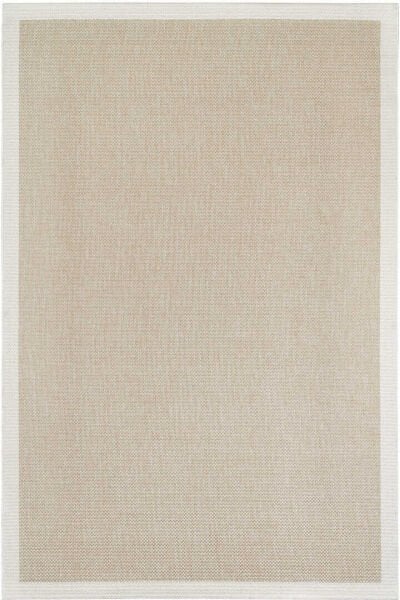 Agra Ar02 Sisal Hav Toz Vermez Kolay Silinebilir Dikdörtgen Sisal Halı Antre Balkon Mutfak Silinebilir Sisal Kilim Vizon Çerçeveli Bej Sisal Halı