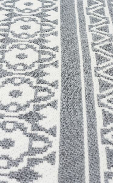 Eko Halı Arya AR 07 Grey Çift Taraflı Yıkanabilir Multi Kilim Hav Toz Vermez Yolluk Mutfak Halısı