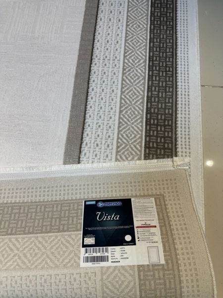 Merinos Vista %100 Akrilik Çerçeveli Salon Halısı Modern Leke Tutmaz Basılma Yapmaz Merinos Halı