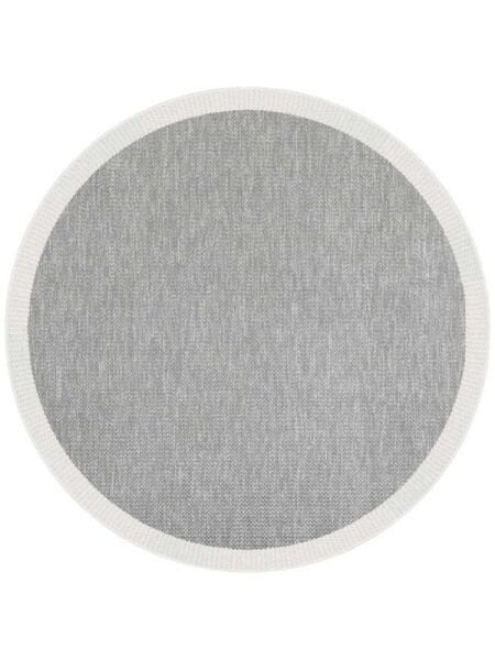 Agra SL02 Sisal Gri Hav Toz Vermez Kolay Temizlenen Yuvarlak Sisal Halı Antre Balkon Mutfak Silinebilir Sisal Kilim