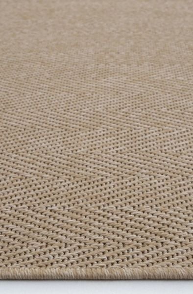 Seyran Halı Bombay 665 Bej Hasır Dokulu Modern Dokuma Taban Hav Toz Vermez Halı