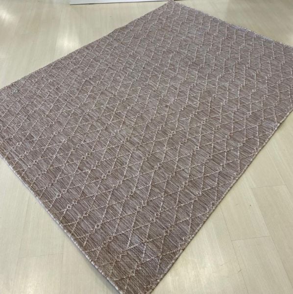 Reform Halı 6046 Nepal Sisal Bej Bukle Örgü Saçaklı Modern Salon Halısı Koridor Hol Halı Yolluk