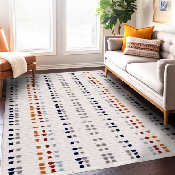 Crea Halı Rey 1802AK Multi Yumuşak Dokulu Modern Halı My Crea Home