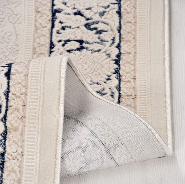 Crea Halı Damla DF01 Modern Klasik Çerçeveli Yumuşak Hav Toz Vermez Salon Halısı My Crea Home