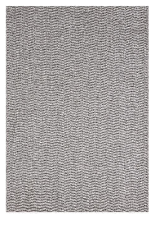 Seyran Halı Bombay 665 Gri Hasır Dokulu Modern Dokuma Taban Hav Toz Vermez Halı