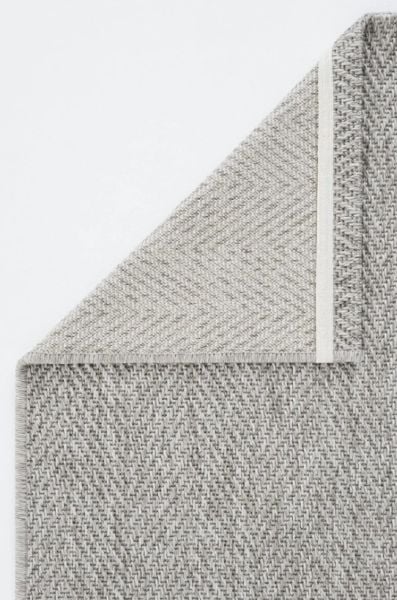 Seyran Halı Bombay 665 Gri Hasır Dokulu Modern Dokuma Taban Hav Toz Vermez Halı