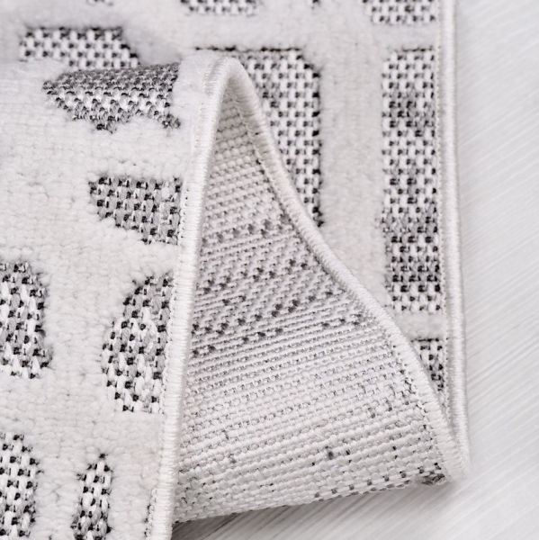 Crea Halı Rey 1850AK Beyaz Yumuşak Dokulu Modern Halı My Crea Home