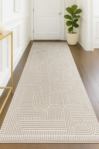 Hayal  HYL3 Yumuşak Kadife Kaymaz Taban Dört Mevsim Yıkanabilir Yolluk Dokuma Salon Mutfak Oturma Odası Halısı