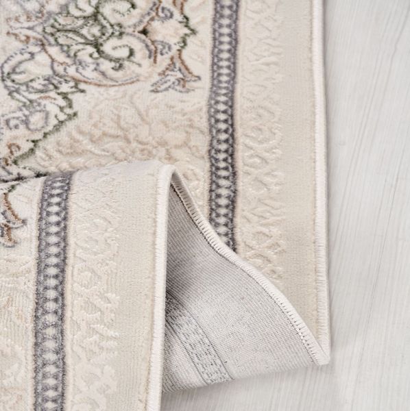 Crea Halı Damla DF03 Modern Klasik Çerçeveli Yumuşak Hav Toz Vermez Salon Halısı My Crea Home