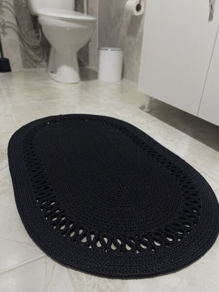 Halımax Milda Jüt Tekli Banyo Paspası Çift Taraflı Kaymaz Yıkanabilir Banyo Paspas Takımı