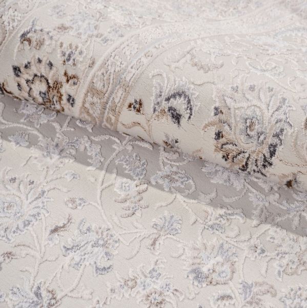 Crea Halı Damla DF04 Modern Klasik Çerçeveli Yumuşak Hav Toz Vermez Salon Halısı My Crea Home