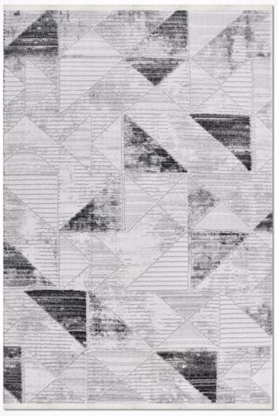 Crea Halı Jaguar JL01K Gri Akrilik Modern Salon Halısı Koridor Halısı Yolluk