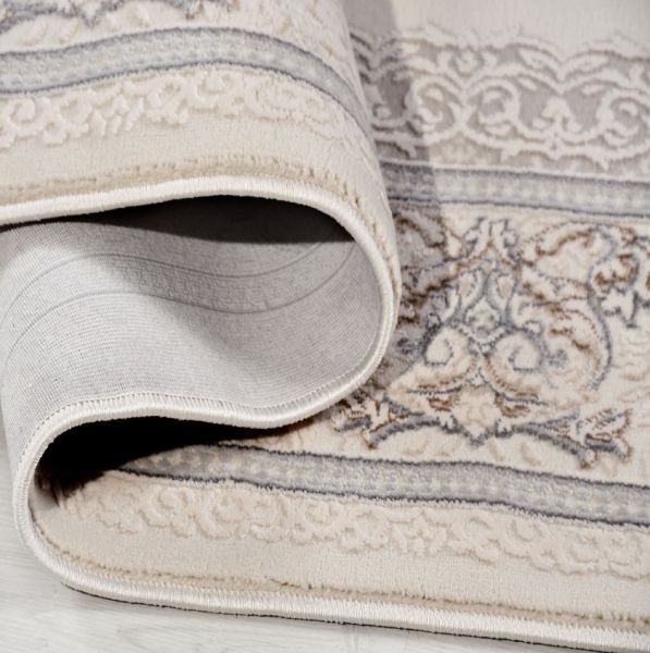 Crea Halı Damla DF05 Modern Klasik Çerçeveli Yumuşak Hav Toz Vermez Salon Halısı My Crea Home