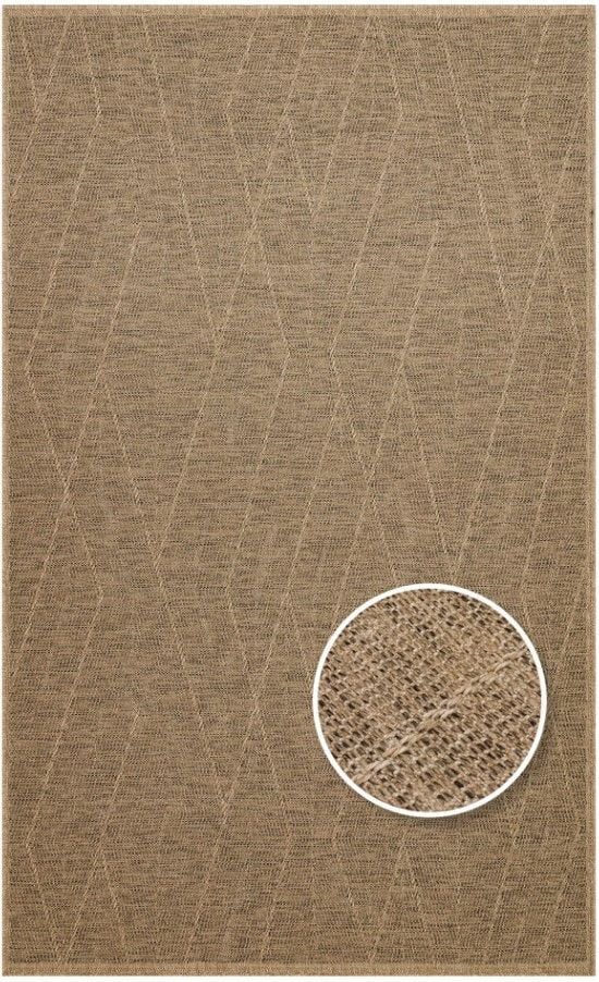 Eko Halı Salda 03 Suya Dayanıklı Jüt Görünümlü Sisal Halı Hasır Dokulu Jüt Kilim