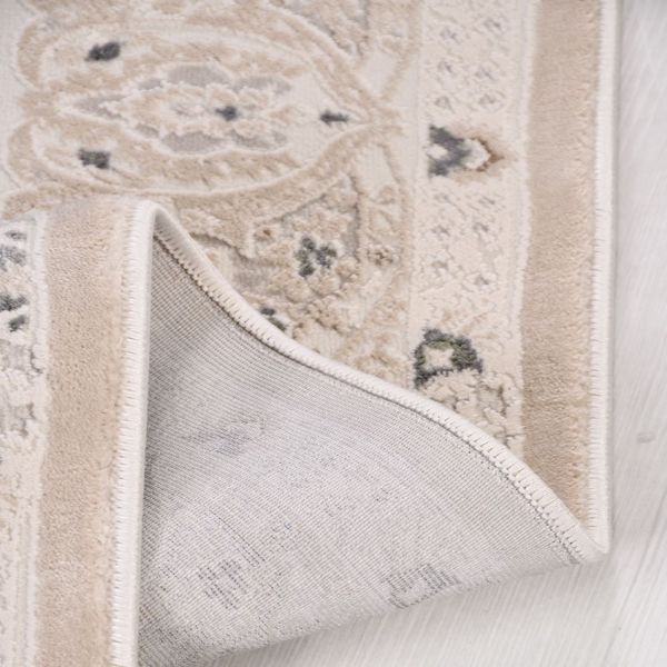 Crea Halı Damla DF06 Modern Klasik Çerçeveli Yumuşak Hav Toz Vermez Salon Halısı My Crea Home