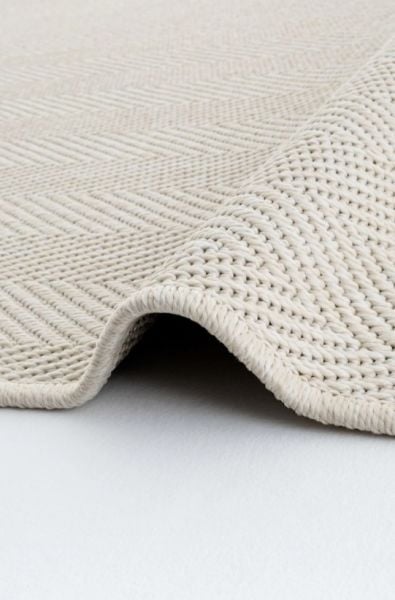 Seyran Halı Bombay 665 Krem Hasır Dokulu Modern Dokuma Taban Hav Toz Vermez Halı